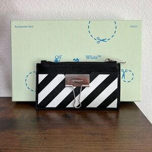 Off-White Binder Card Case